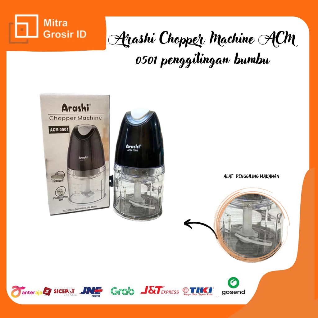 ARASHI CHOPPER MACHINE ACM 0501 PENGGILING  BUMBU