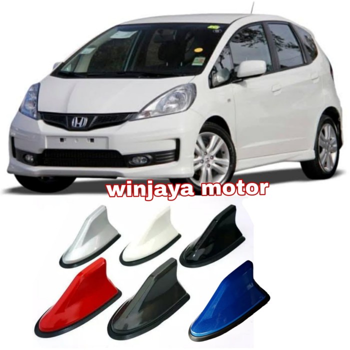 [BISA COD] Antena Sirip Hiu /Sharkfin Khusus Honda Jazz 2012- / Perlengkapan Variasi Mobil Murah / A