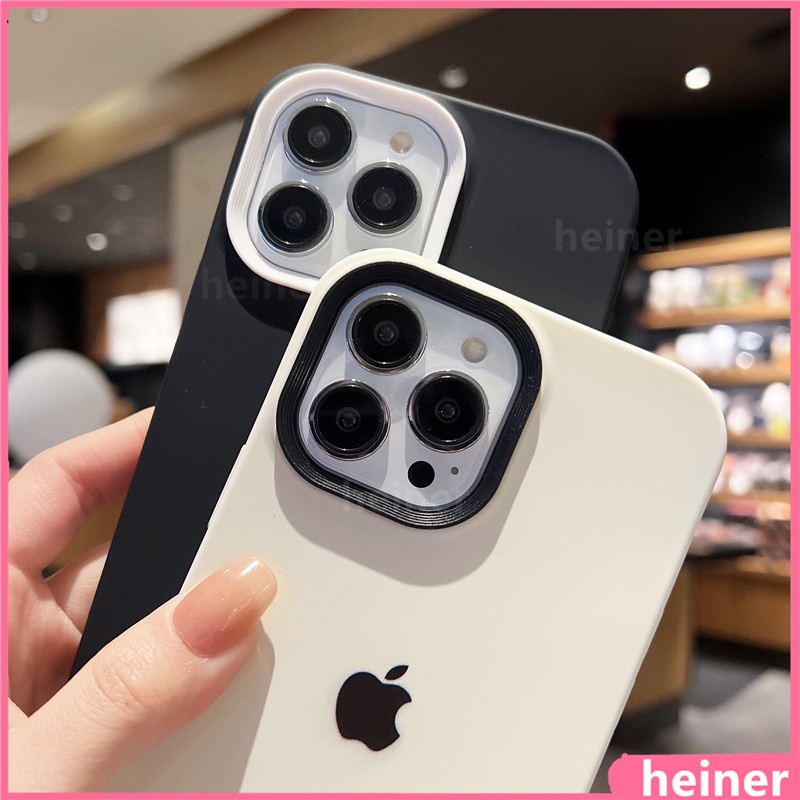 3in1 Case Bahan Silikon Untuk IPhone 14 13 12 11 Pro MAX Plus X XS MAX XR 7 8 Plus SE 2020