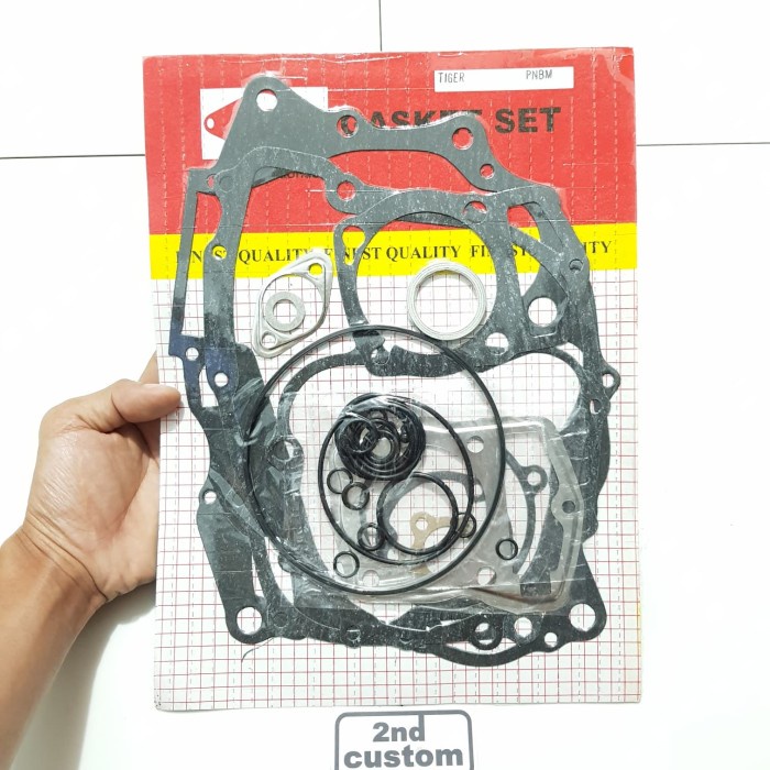 Packing full set Tiger 200 blok head cop top tirev revo gasket perpak
