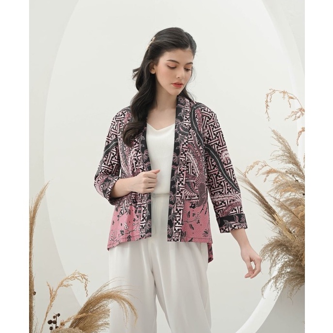 Jual Stm Outer Batik Wanita Luaran Cardigan Batik Modern Shopee Indonesia