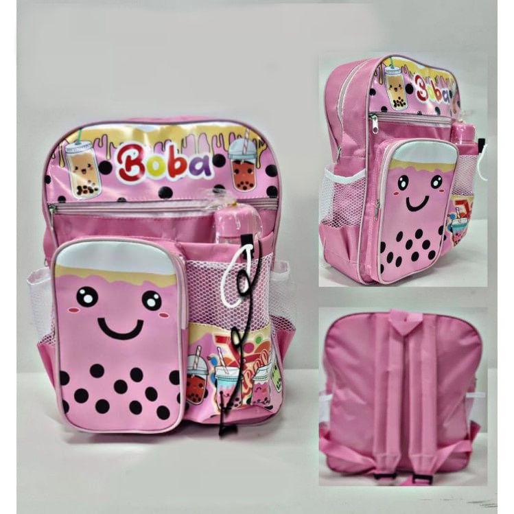 GGS  Tas Boba Viral High Quality 5 Warna // Ransel Boba PINK MERAH UNGU HITAM BIRU TERBARU2022