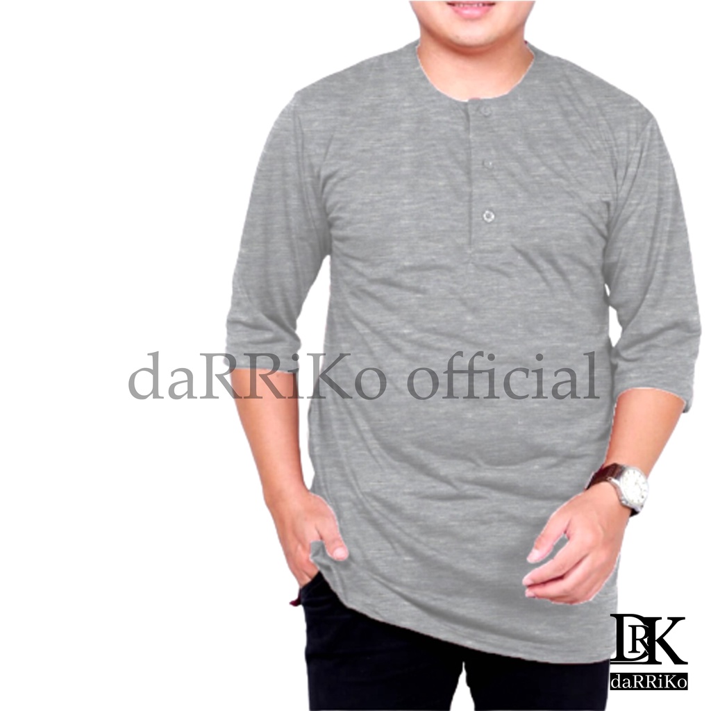 Koko Kurta Bahan Kaos Kaos Kurta Lengan 3/4 Kurta kaos Pria Baju Koko Bahan Kaos Kurta Kaos Pakistan