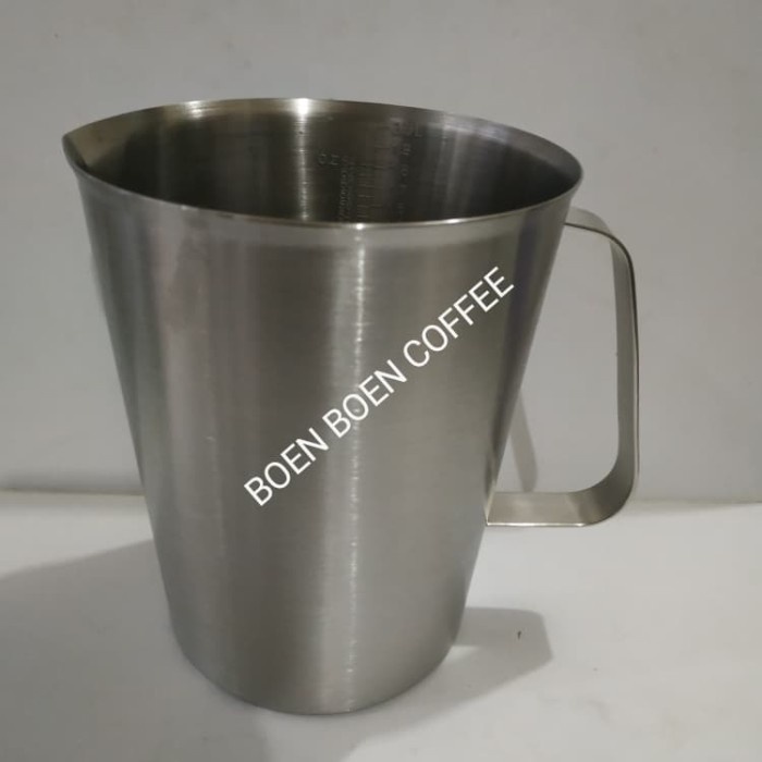Gelas Ukur Stainless Steel 2000 ml dgn Garis Takar / Measurement Jug