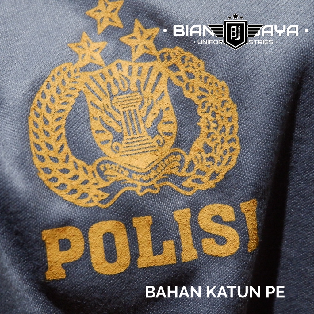 Terbaru Kaos Polisi pria Lengan Pendek Bahan Dryfit