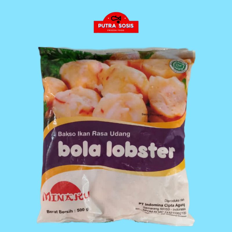 

Minaku Bakso Ikan Rasa Udang Bola Lobster 500gr