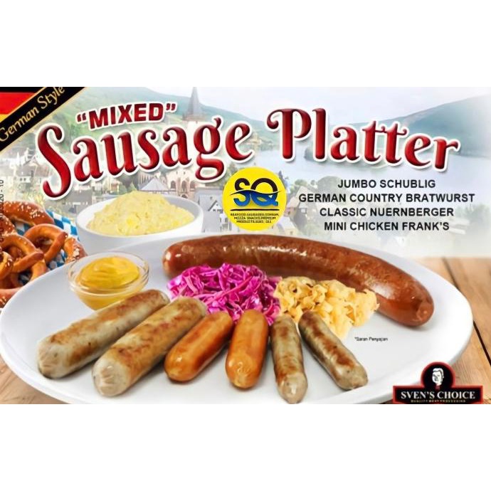 

PREMIUM GERMAN MIXED SAUSAGE PLATTER SVEN'S CHOICE 500gr