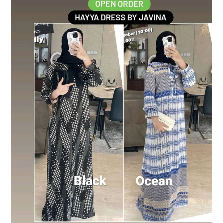 hayya dress Ori by Javina gamis terbaru