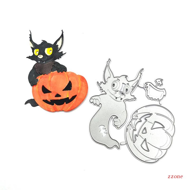 Cutting Dies Bentuk Labu Halloween Bahan Carbon Steel Untuk Scrapbook