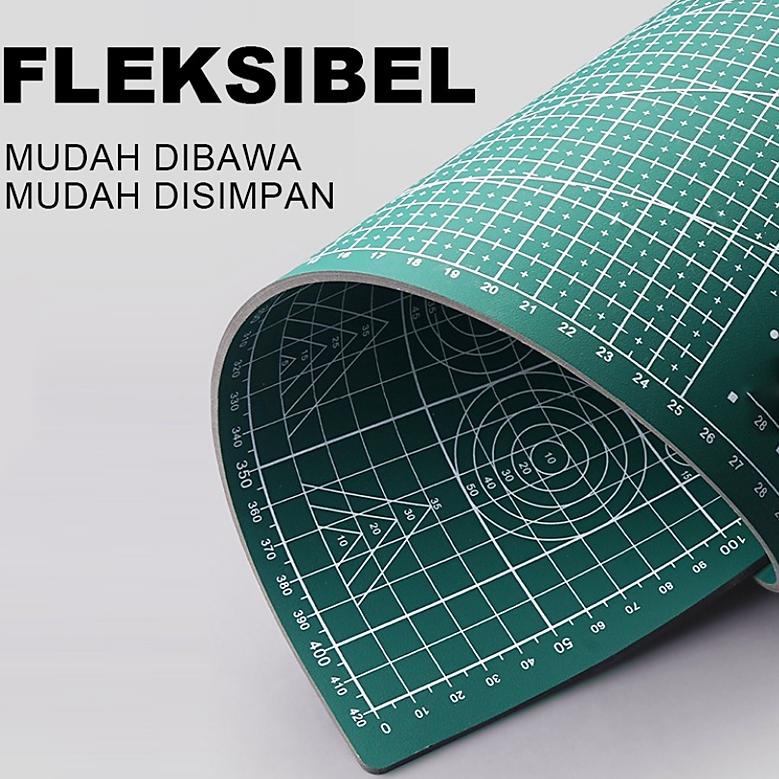 

ㅱ Alas Potong Ukuran A3 /A4 /A5 PVC Cutting Mat Cutting Pad Board Alat DIY Double Size HARGA TERMURAH 3598 ⌘