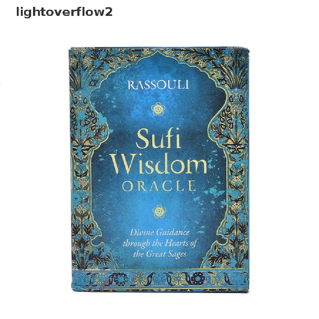 (lightoverflow2) Sufi Wisdom Oracle 44 Kartu Tarot Untuk Permainan Pesta