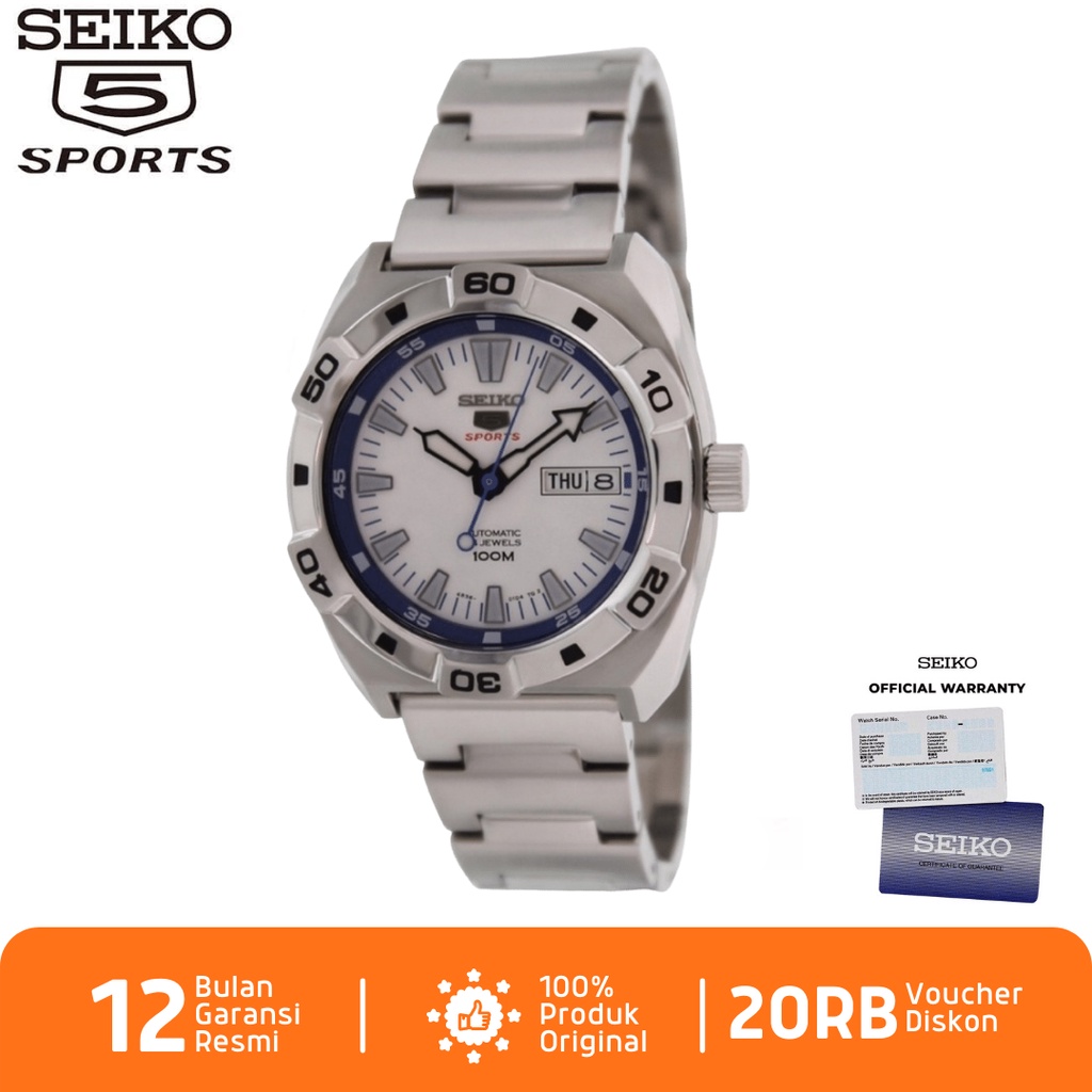 Seiko 5 Sports SRP279 Jam Tangan Pria Seiko 5 Automatic SRP279K1 Stainless Steel Strap