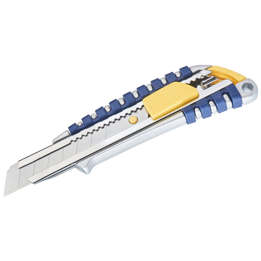 

PISAU CUTTER ALUMUNIUM CASE 18 MM UTILITY KNIFE | JETJO TOOLS | LAKONI PRO | 101002