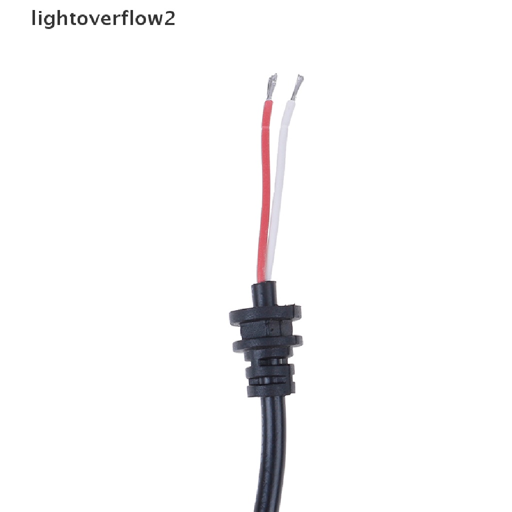 (lightoverflow2) 1pc adapter Konektor power supply DC 5.5x2.5mm 1.2m Untuk Laptop