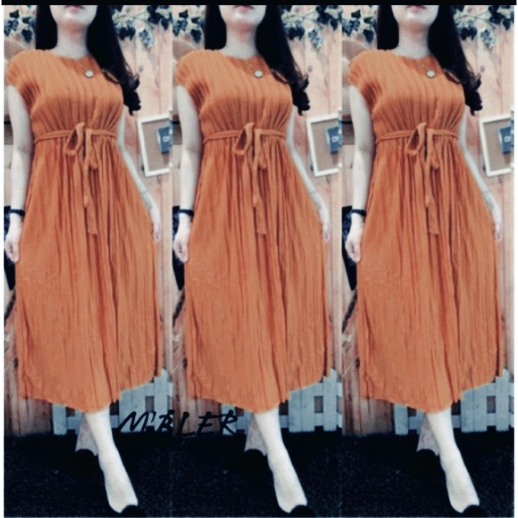 LANGSUNG KIRIM DRESS PLISKET PREMIUM  VALEN / DRESS MURAH/ DRESS TERBARU/DRESS  TERKINI