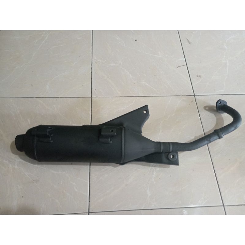 KNALPOT BLEKAN BOBOOKAN MODEL STANDAR YAMAHA MIO J