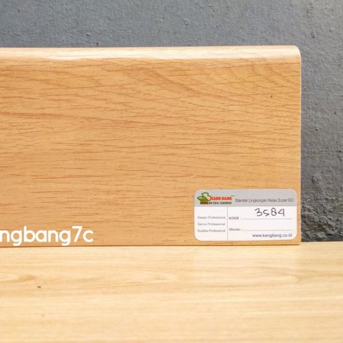 *Promo* Plin PVC lis lantai Kangbang7c KD3584 Motif Kayu Warna Coklat ....