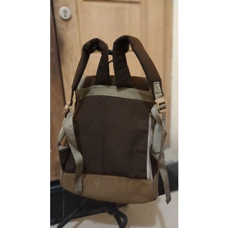tas ransel merk molluca brown preloved