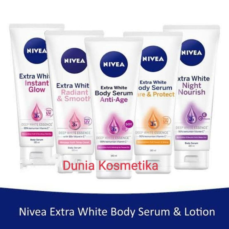 Nivea Extra White / Extra Bright Body Serum 180ml