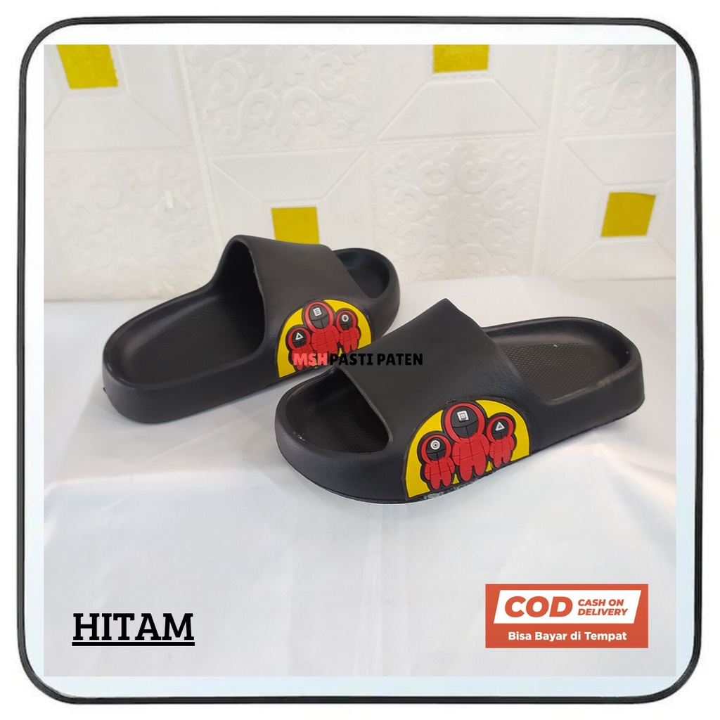 Squid Game Sandal Selop Jelly Karakter Anak