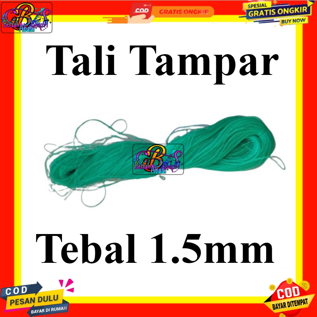 

Tali Tampar Kecil PE 1.5 mm / Serampat Cap Paus