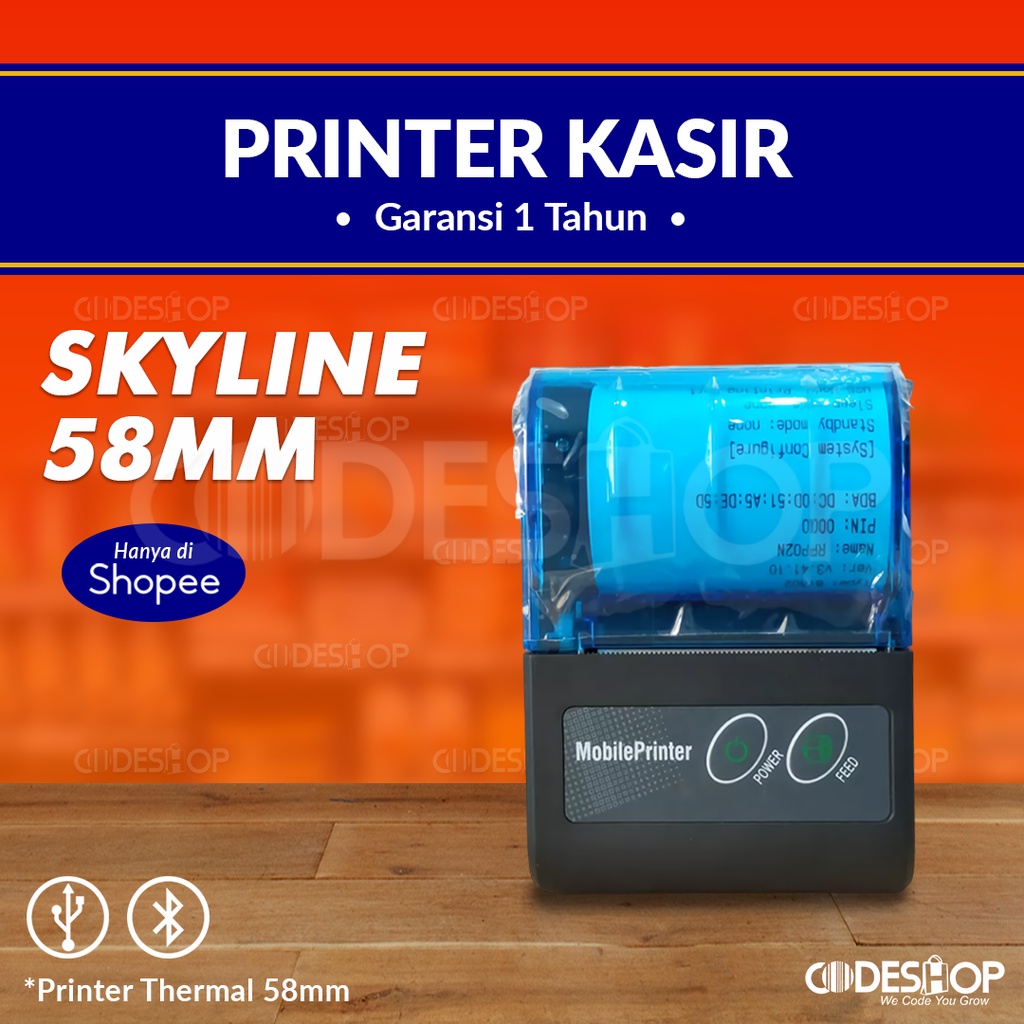 PRINTER BLUETOOTH SKYLINE | SKYLINE