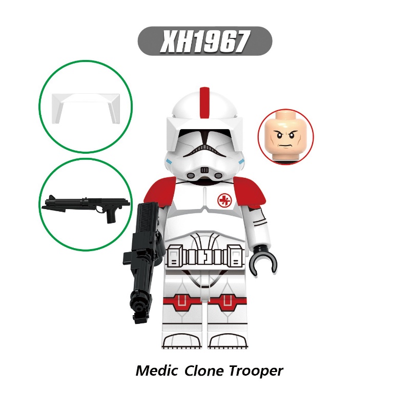 Mainan Action Figure Star Wars Minifigures Echo 442nd Clone Trooper 41st Ranger Platoon Tup X0344 Untuk Hadiah