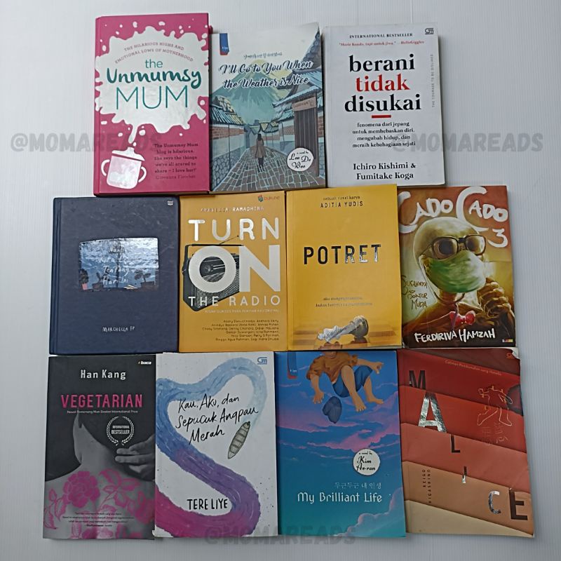 Preloved Novel Book Buku Berani Tidak Disukai Vegetarian Malice Tere Liye dll