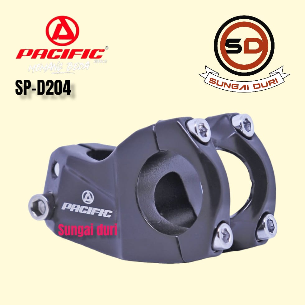 Stem Alloy sepeda Mtb 31.8 oversize Pacific SP-D204