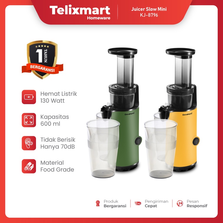 Slow Juicer Jeruk Lemon Alat Peras Perasan Pemeras Jeruk Listrik Otomatis Stainless Kuat