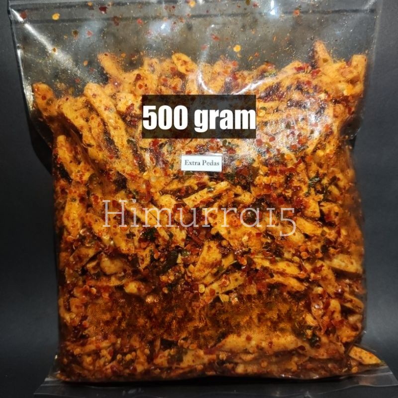 

Promo Basreng Daun Jeruk Pedas/Basreng Pedas 500gram