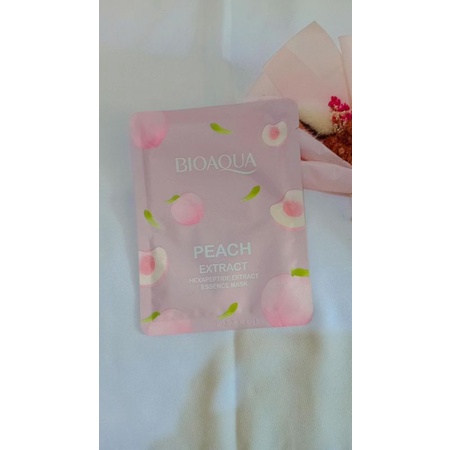 BIOAQUA Sheet Mask (Peach)