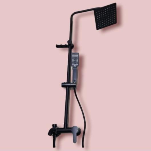 Tiang Shower Colomn Panas Dingin Hitam,Shower Tiang Set Panas Dingin Hitam