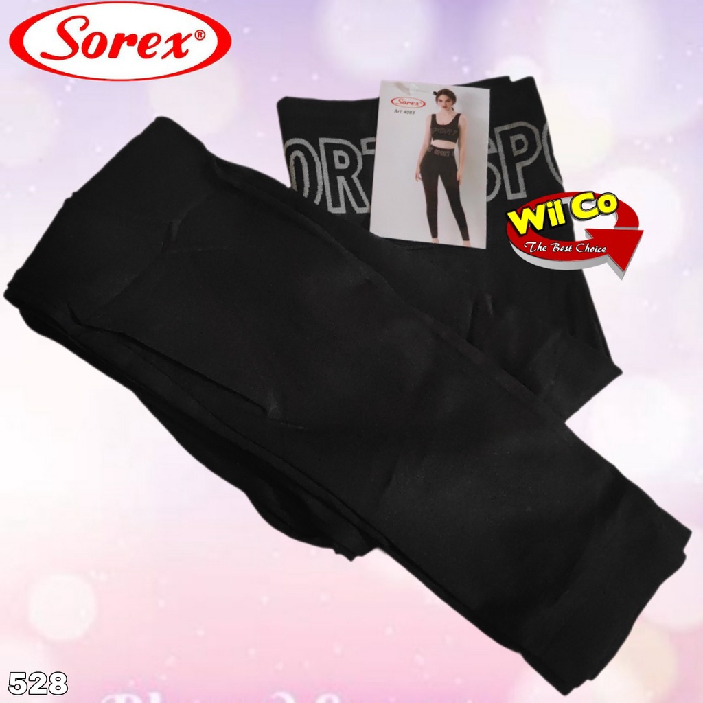 K528 - CELANA SPORT LEGGING OLAH RAGA WANITA SOREX EXCLUSIVE FREE SIZE