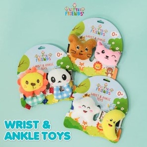 Little Friends Wrist and Ankle | Mainan Kerincingan Tangan dan Kaki Bayi