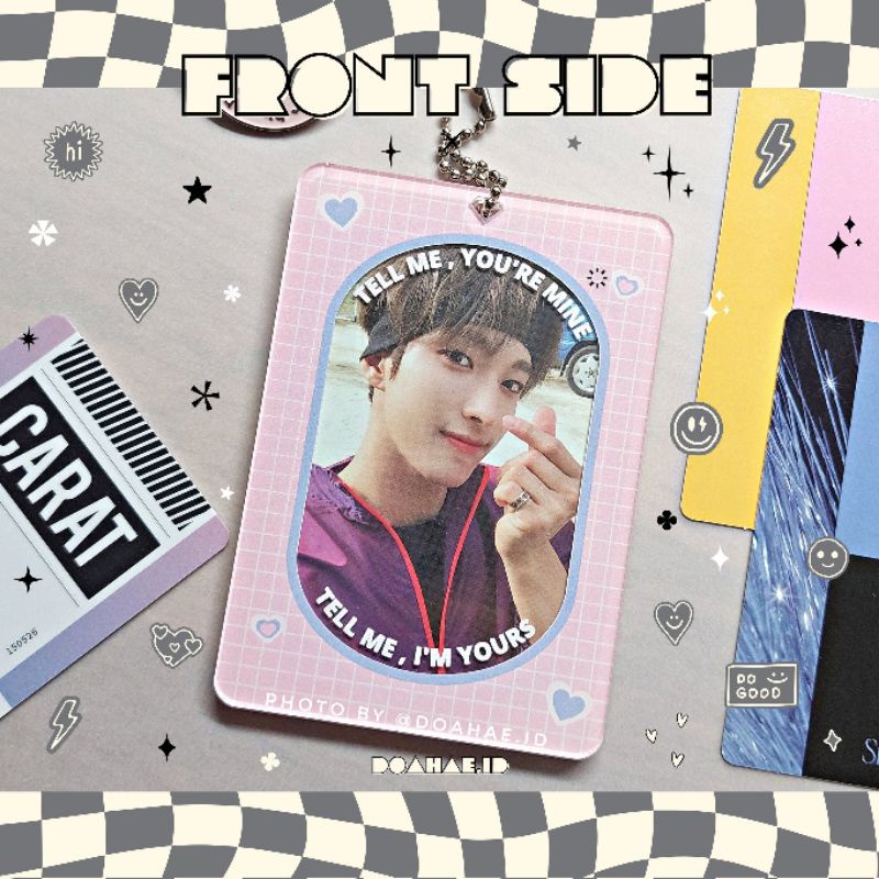 [ doahae.id ] SEVENTEEN PC PHOTOCARD ACRYLIC HOLDER
