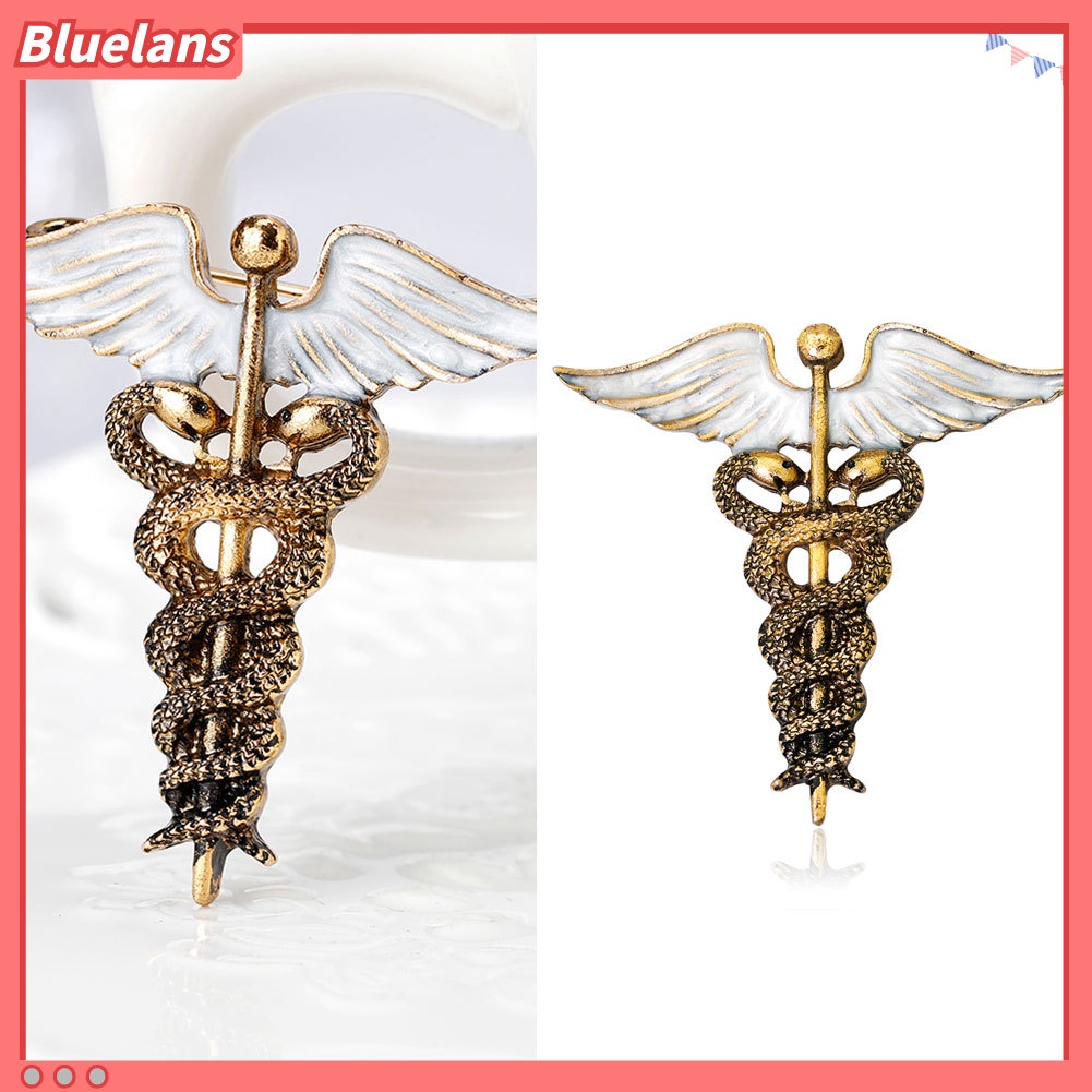 Bluelans Retro Snake Wings Alloy Women Brooch Pin Sweater Coat Clothes Bag Ornament