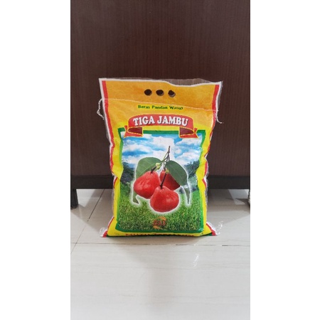 

beras cap tiga jambu pandan wangi 5kg