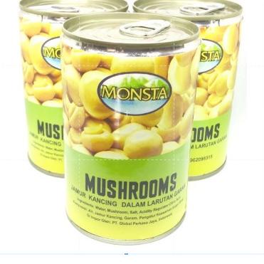 

ARTSs9S3--Jamur Kancing Kaleng Monsta Global Mushroom 425gr