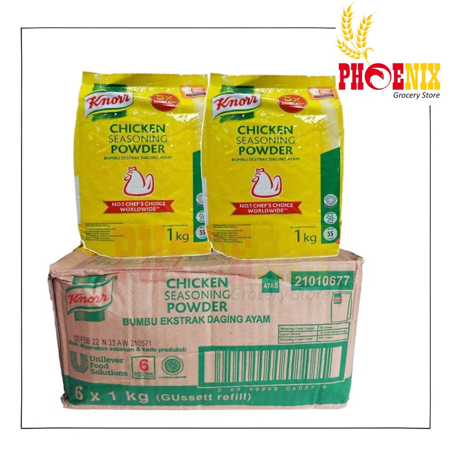 

Knorr chicken powder 1 dus isi 6 bungkus