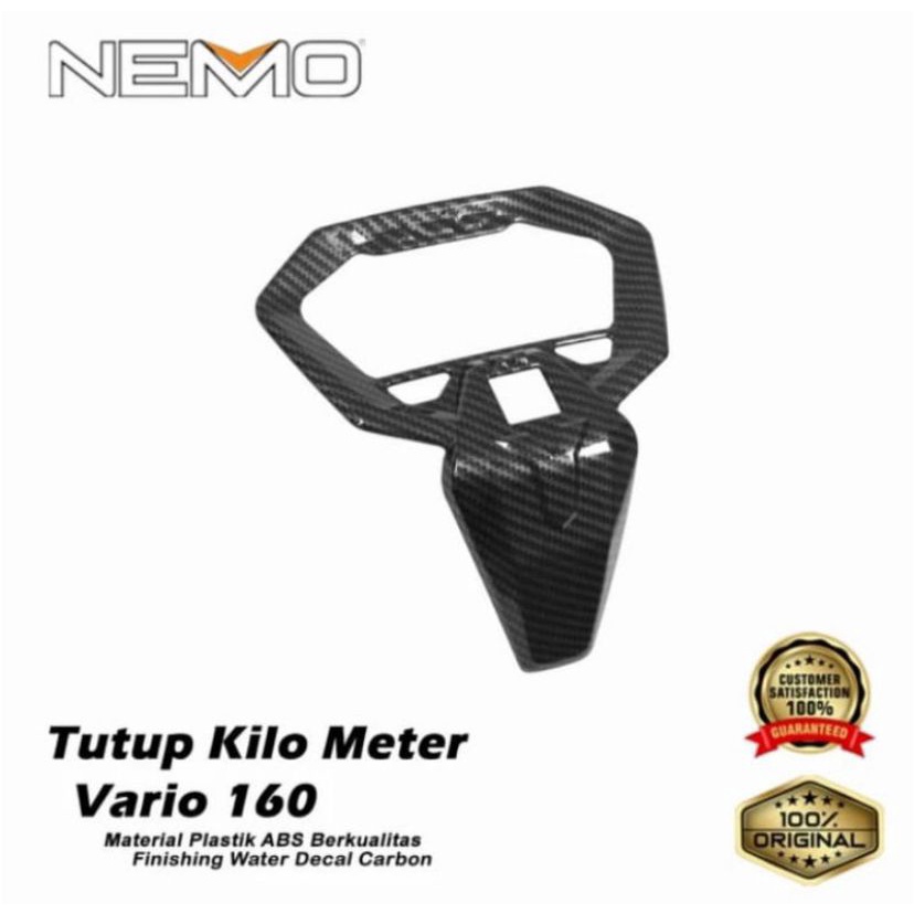Tutup Cover Kilometer Honda Vario 160 Carbon Karbon Nemo PNP - Charmoto