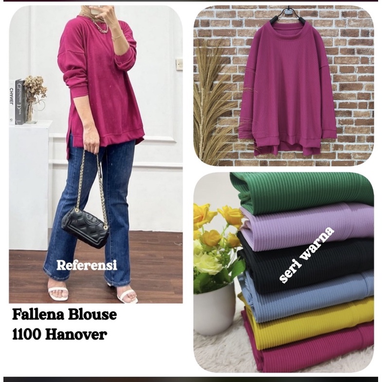 1100 atasan kaos knitted hanover merk clarke