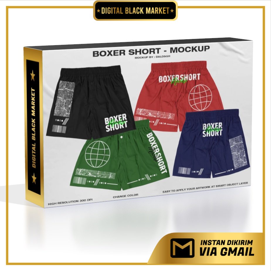 Boxer Short Mockup