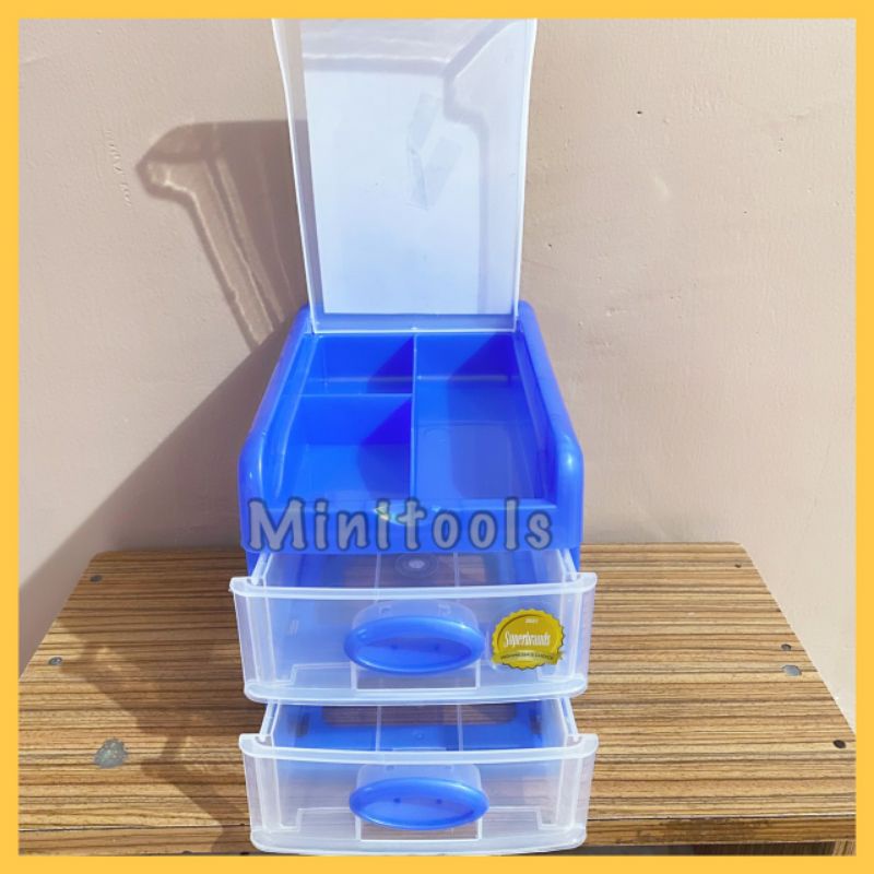 Laci Mini Plastik 2 Susun 1 Laci Atas Shinpo SIP 363 C3 Felicia
