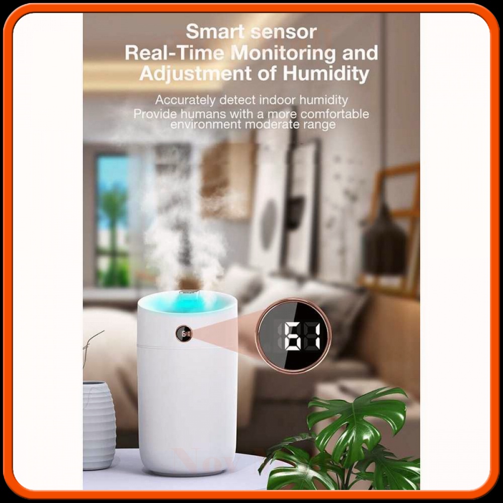 Air Humidifier Aromatherapy Oil Diffuser Double Spray 3L AM574