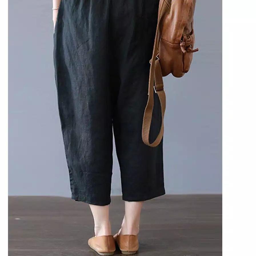 CELANA WANITA JUMBO PINGGANG KARET - SASHA CROP PANTS / CELANA KUREA TERBARU SASHA PANTS WILLOW PANT