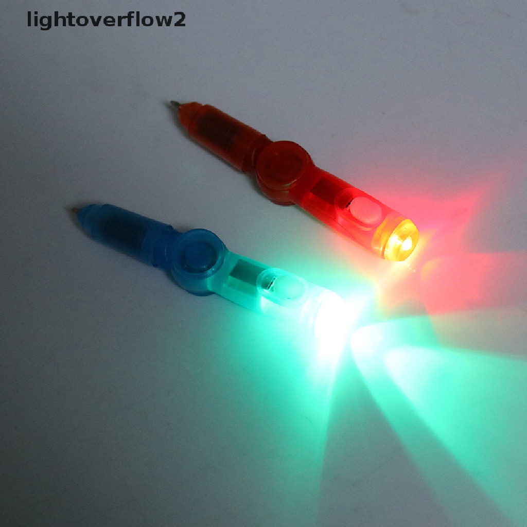 (lightoverflow2) Pulpen Dengan Lampu LED Warna-Warni