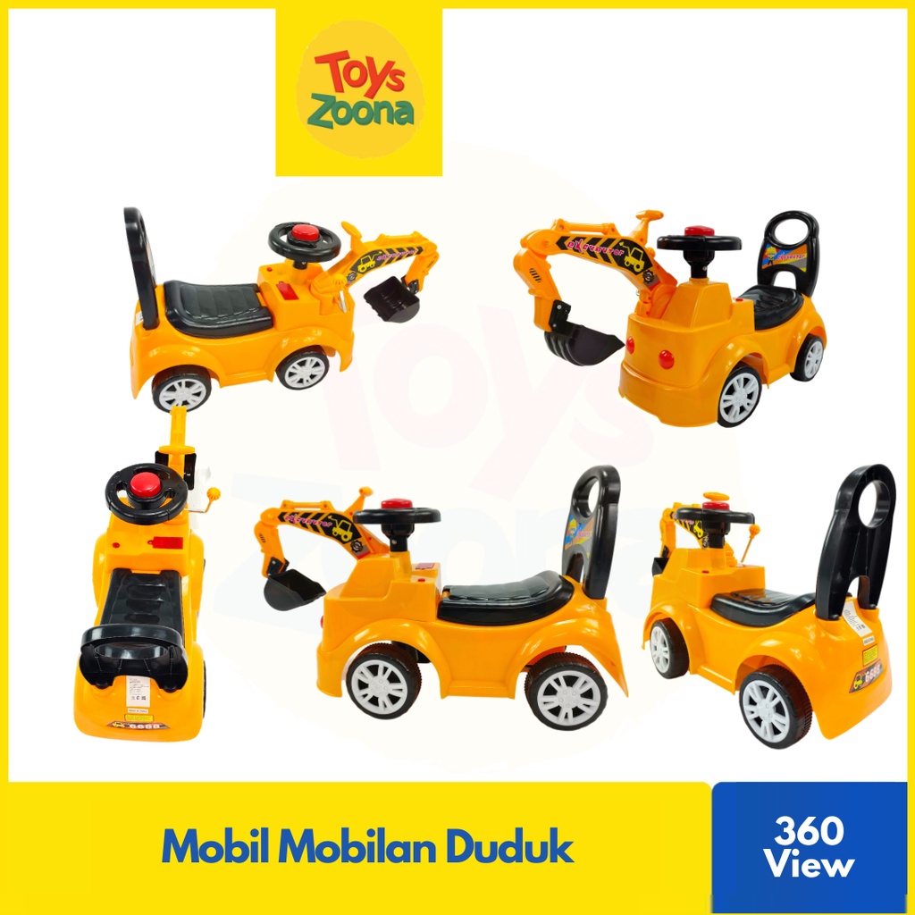 NEW! ToysZoona Mobil Mobilan Duduk Ride On Excavator / Mainan Mobil Mobilan Dorong / Mainan Mobil Duduk