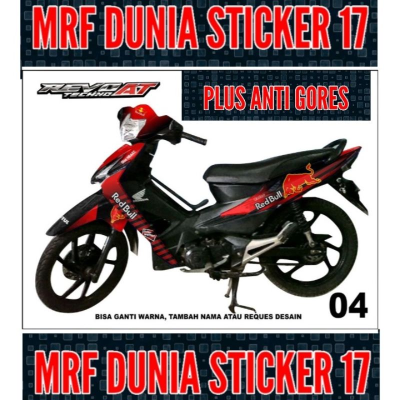 Sticker decal Revo Lama Full Body  Decal Motor Revo Lama Sticker Motor Revo Lama Decal Sticker Motor