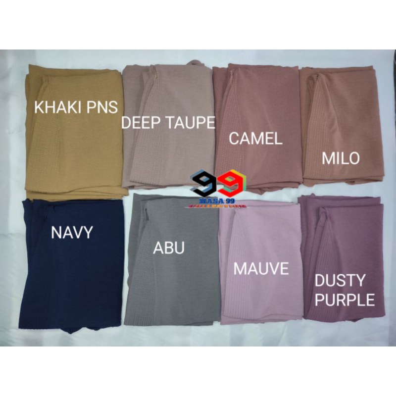 Hijab Syar'i MAURA Bahan Crinkle Airflow Pet Antem Size XXXL Kualitas Premium